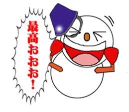 High tension snowman sticker #1404867