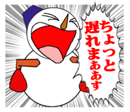 High tension snowman sticker #1404868