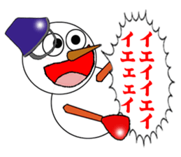 High tension snowman sticker #1404869