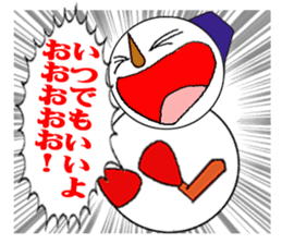 High tension snowman sticker #1404871