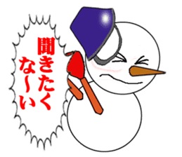 High tension snowman sticker #1404872