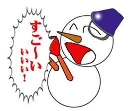 High tension snowman sticker #1404875