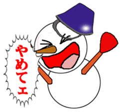 High tension snowman sticker #1404878