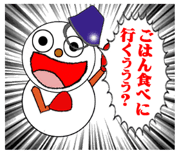 High tension snowman sticker #1404880
