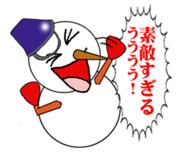 High tension snowman sticker #1404882