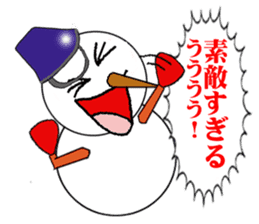 High tension snowman sticker #1404882