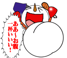 High tension snowman sticker #1404887