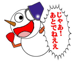 High tension snowman sticker #1404888