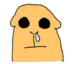 In a relaxed mood! A capybara!! sticker #1404929