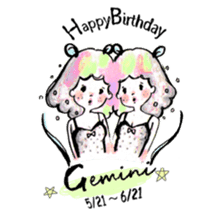 Holiday & birthday of framboise sisters sticker #1404932