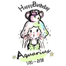 Holiday & birthday of framboise sisters sticker #1404940