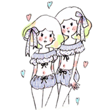 Holiday & birthday of framboise sisters sticker #1404963