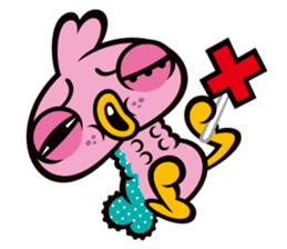Happy butterfly & Grumpy worm  "VAP" sticker #1405292