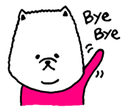 Pomeranian with Colorful Tights sticker #1405452