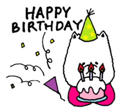 Pomeranian with Colorful Tights sticker #1405486