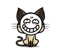 17 Siamese Cat sticker #1405646