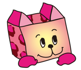 Box Cute Cat&rabbit! sticker #1405730