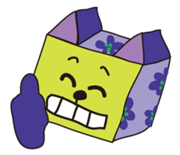 Box Cute Cat&rabbit! sticker #1405733