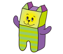 Box Cute Cat&rabbit! sticker #1405741