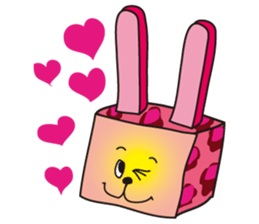 Box Cute Cat&rabbit! sticker #1405742