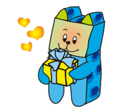 Box Cute Cat&rabbit! sticker #1405756