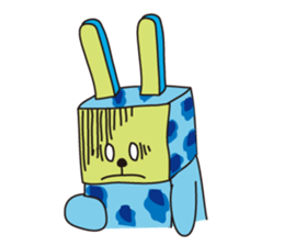 Box Cute Cat&rabbit! sticker #1405760