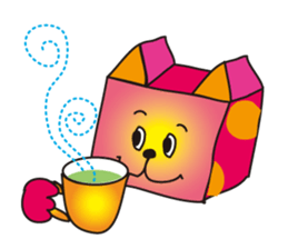 Box Cute Cat&rabbit! sticker #1405762