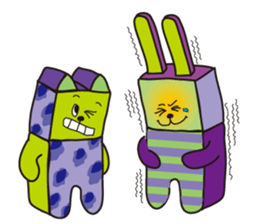 Box Cute Cat&rabbit! sticker #1405765