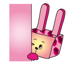 Box Cute Cat&rabbit! sticker #1405766