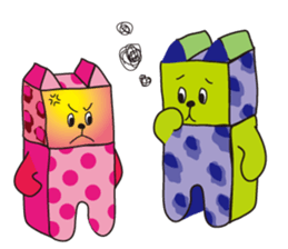 Box Cute Cat&rabbit! sticker #1405768