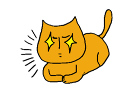 Charlie a middle aged cat2 sticker #1406039