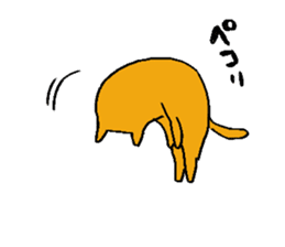 Charlie a middle aged cat2 sticker #1406041