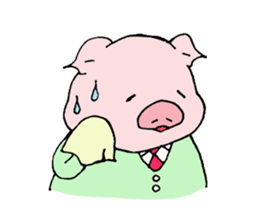 pig to work sticker #1407515