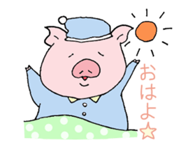 pig to work sticker #1407516