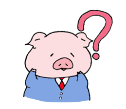 pig to work sticker #1407520