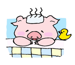 pig to work sticker #1407526