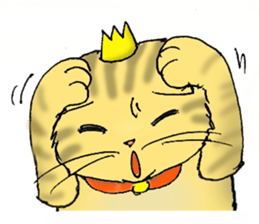 "KARIN",King of the cat. sticker #1407655