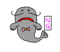 Ribbon catfish sticker #1407733