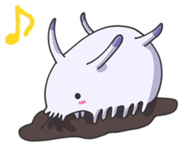 The cute and wonder!Sea cucumber sticker #1408291