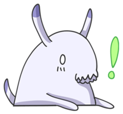 The cute and wonder!Sea cucumber sticker #1408306