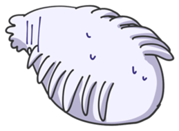 The cute and wonder!Sea cucumber sticker #1408308