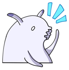 The cute and wonder!Sea cucumber sticker #1408319