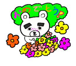 The balloon  Sticker of Kuma sticker #1408711