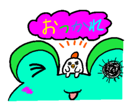 The balloon  Sticker of Kuma sticker #1408723