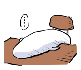 So tired... sticker #1409411