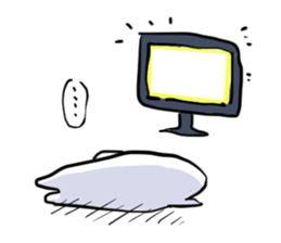 So tired... sticker #1409412