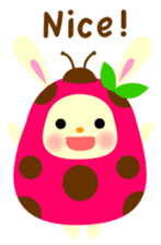 Pukki of ladybug rabbit No.2 sticker #1409493