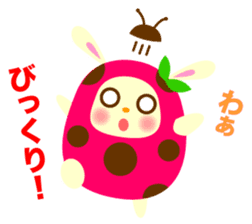 Pukki of ladybug rabbit No.2 sticker #1409500
