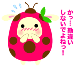 Pukki of ladybug rabbit No.2 sticker #1409504