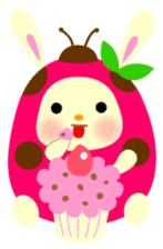 Pukki of ladybug rabbit No.2 sticker #1409517